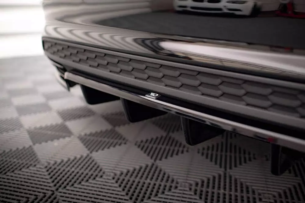 Rear Splitter (With Vertical Bars) Audi A3 S-line Sedan 8y - Image 3