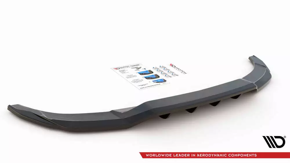 Rear Splitter (With Vertical Bars) Audi A3 S-line Sportback 8y - Image 3