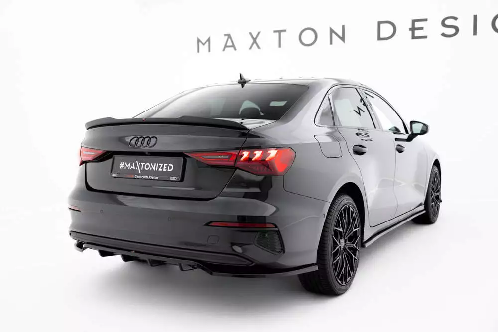 Rear Splitter (With Vertical Bars) Audi A3 Sedan 8y - Image 4