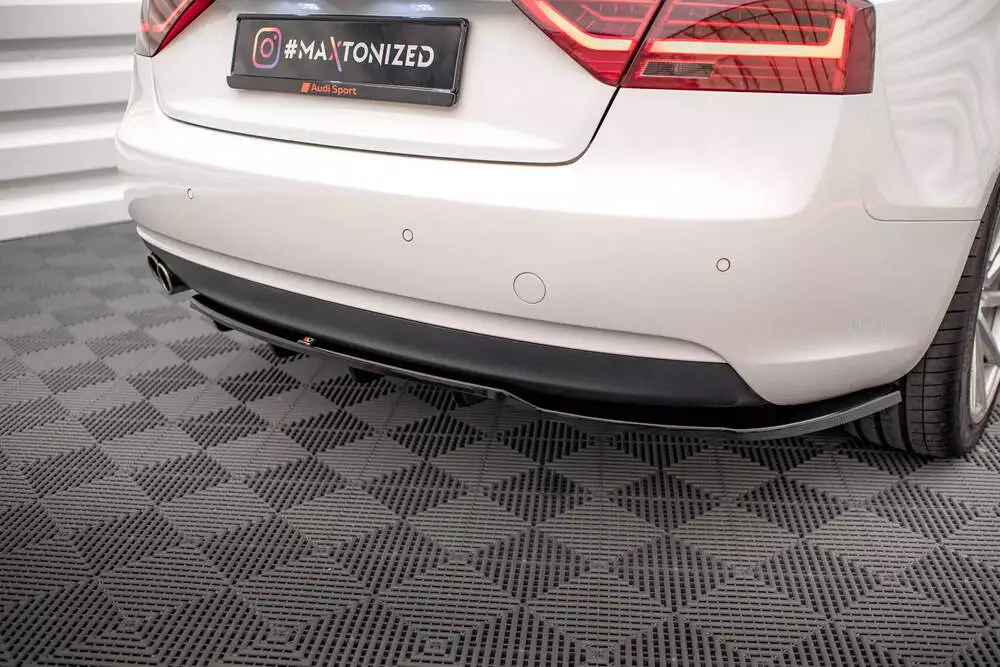 Rear Splitter (With Vertical Bars) Audi A5 Coupe 8t Facelift