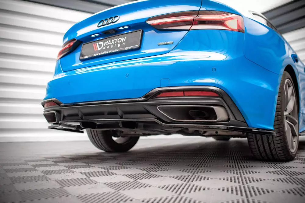 Rear Splitter (With Vertical Bars) Audi A5 S-line F5 Facelift - Image 2