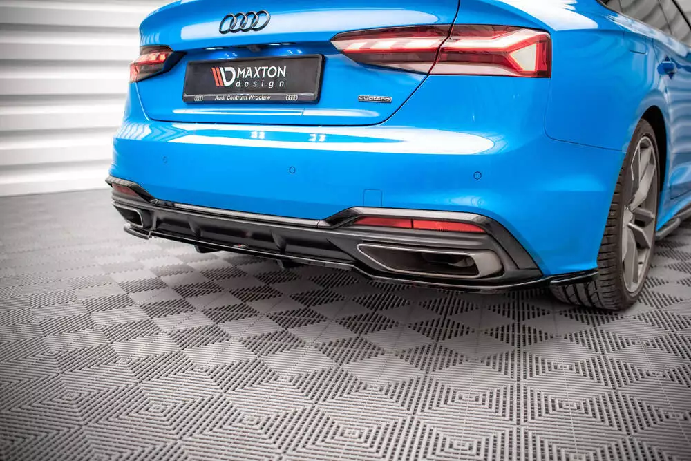 Rear Splitter (With Vertical Bars) Audi A5 S-line F5 Facelift - Image 3