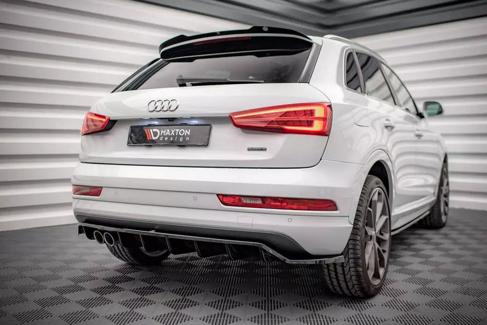 Rear Splitter (With Vertical Bars) Audi Q3 Sport 8u Facelift