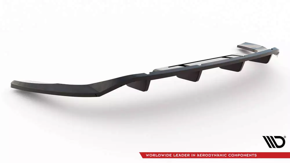 Rear Splitter (With Vertical Bars) Audi Q4 E-tron Sportback S-line Mk1 - Image 6