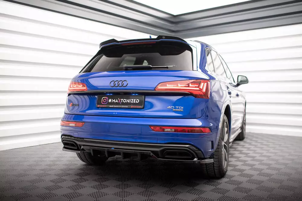 Rear Splitter (With Vertical Bars) Audi Q5 S-line Suv Mk2 Facelift