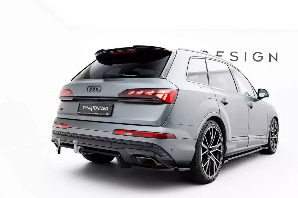 Rear Splitter (With Vertical Bars) Audi Q7 S-line Mk2 Facelift 2 - Image 2