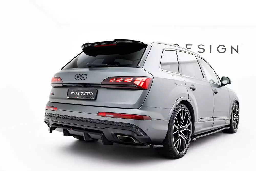 Rear Splitter (With Vertical Bars) Audi Q7 S-line Mk2 Facelift 2 - Image 3
