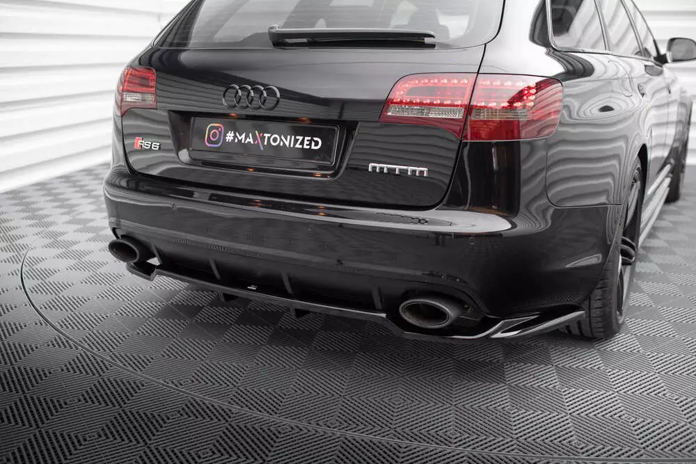 Rear Splitter (With Vertical Bars) Audi Rs6 Avant C6