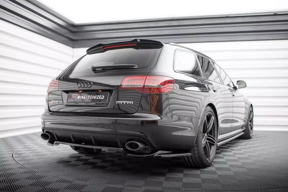 Rear Splitter (With Vertical Bars) Audi Rs6 Avant C6 - Image 2