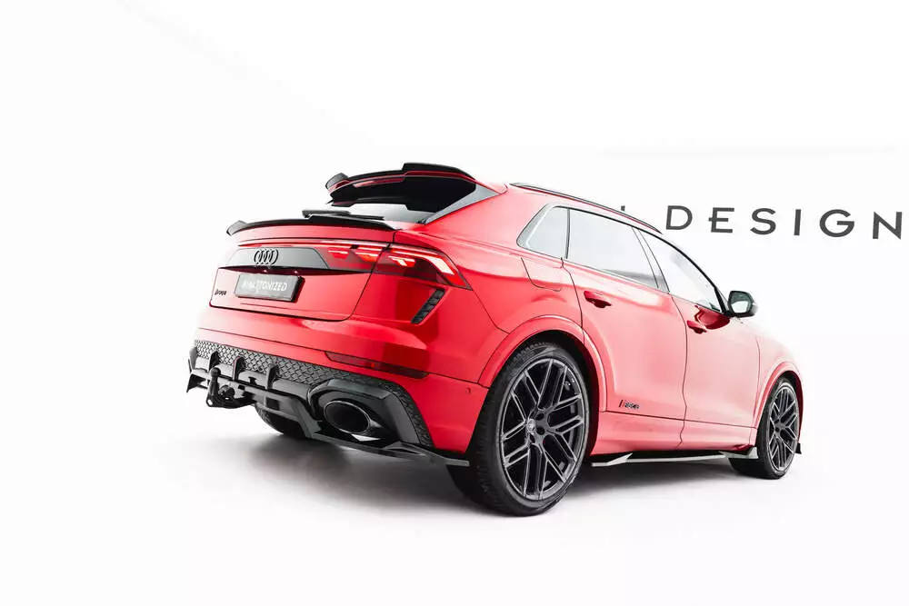 Rear Splitter (With Vertical Bars) Audi Rsq8 Mk1 Facelift - Image 2