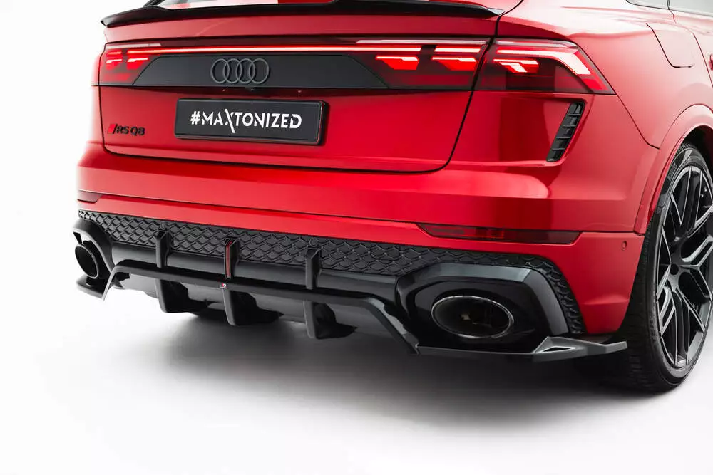 Rear Splitter (With Vertical Bars) Audi Rsq8 Mk1 Facelift - Image 5