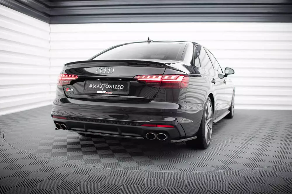Rear Splitter (With Vertical Bars) Audi S4 B9 Facelift