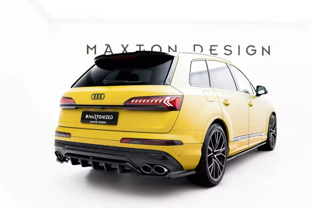 Rear Splitter (With Vertical Bars) Audi Sq7 Mk2 (4m) Facelift - Image 4