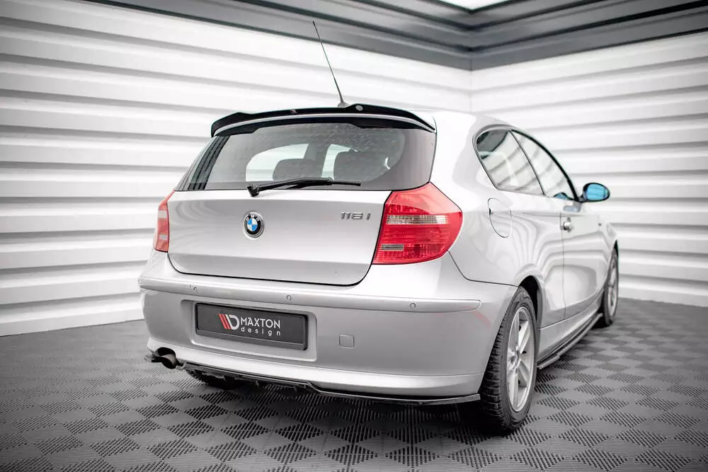 Rear Splitter (With Vertical Bars) Bmw 1 E81 Facelift