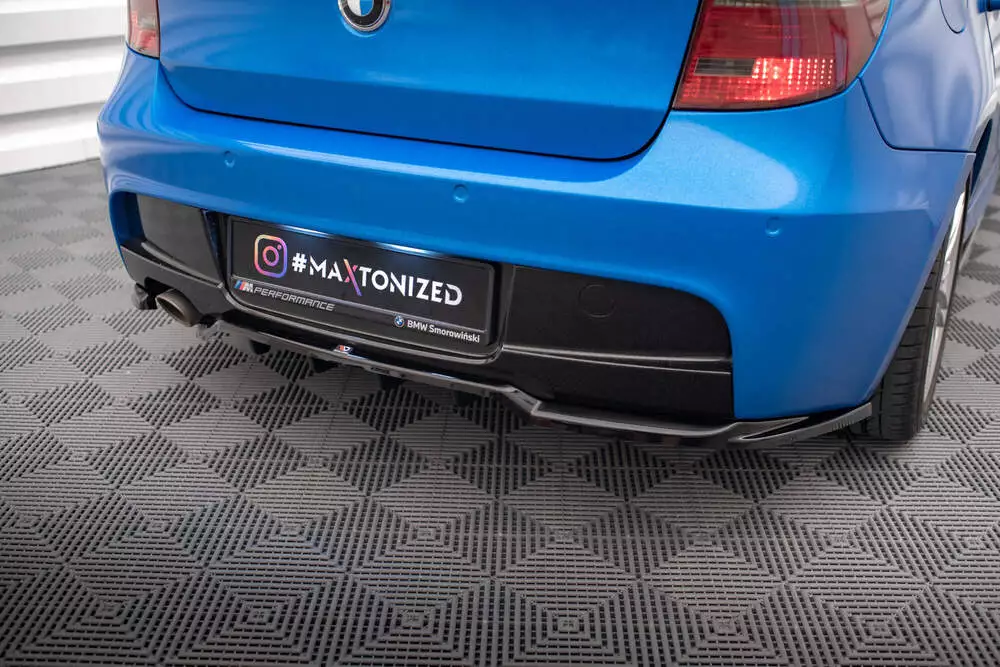 Rear Splitter (With Vertical Bars) Bmw 1 M-pack E87 Facelift