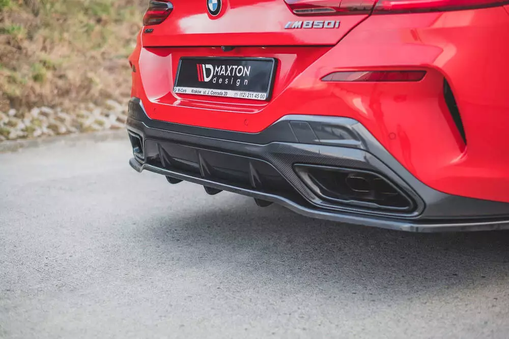 Rear Splitter (With Vertical Bars) Bmw 8 Coupe M-pack G15 - Image 2