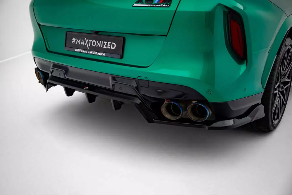 Rear Splitter (With Vertical Bars) Bmw X6 M F96 Facelift - Image 2