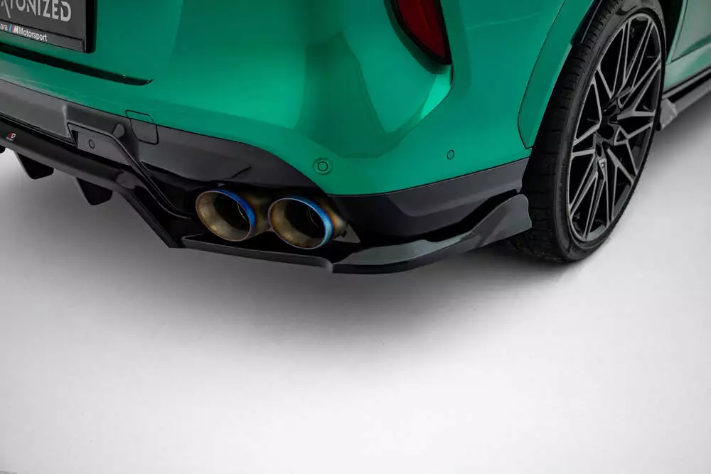 Rear Splitter (With Vertical Bars) Bmw X6 M F96 Facelift - Image 4