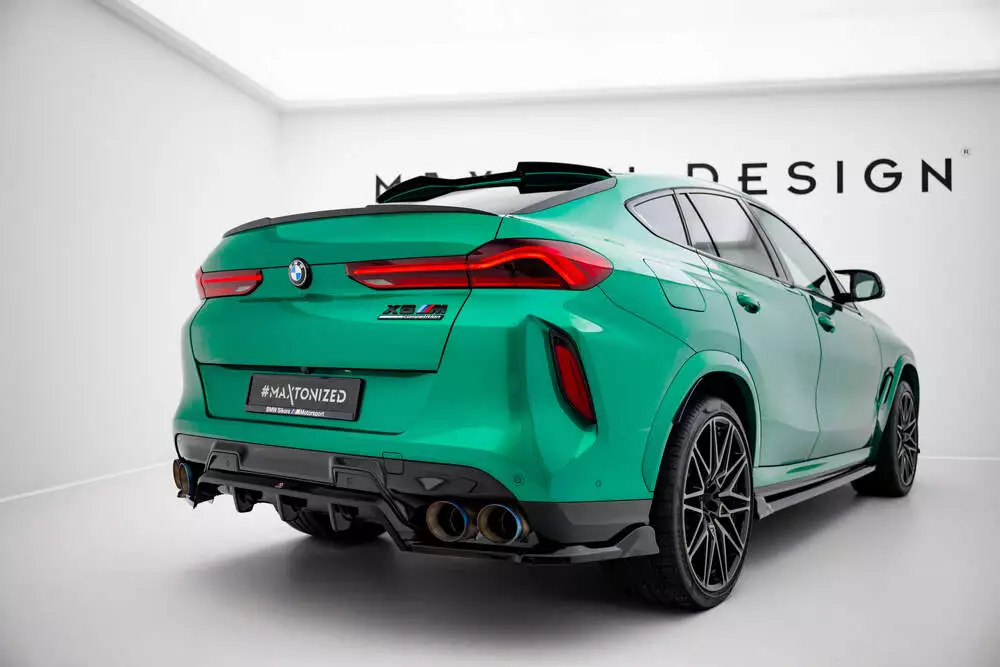 Rear Splitter (With Vertical Bars) Bmw X6 M F96 Facelift - Image 5