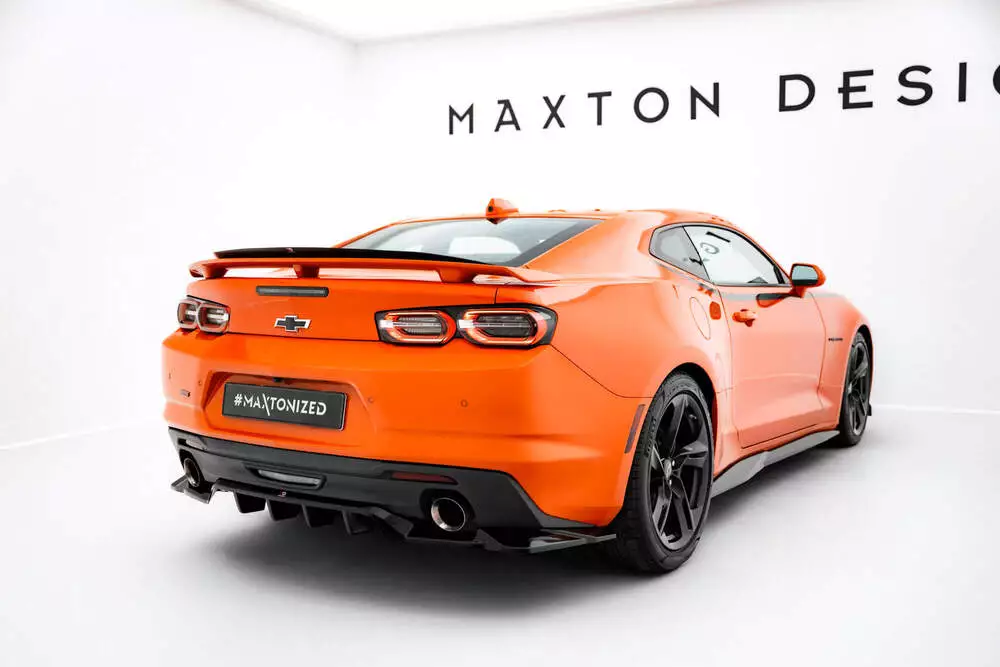 Rear Splitter (With Vertical Bars) Chevrolet Camaro Ss Mk6 Facelift - Image 4