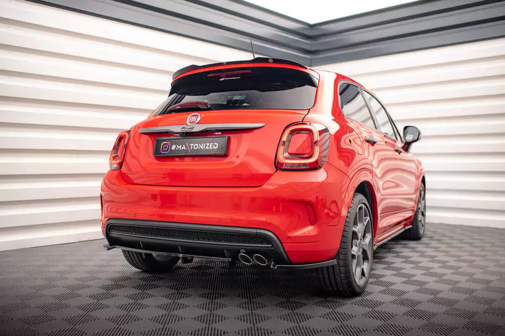 Rear Splitter (With Vertical Bars) Fiat 500x Sport Mk1 Facelift - Image 4