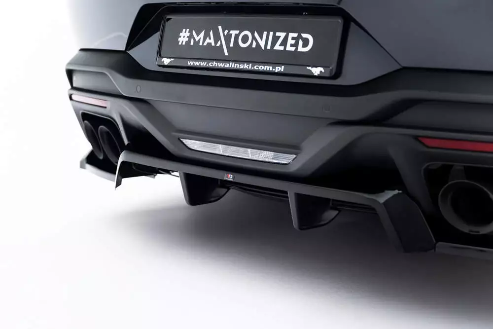 Rear Splitter (With Vertical Bars) Ford Mustang Dark Horse Mk7 - Image 2