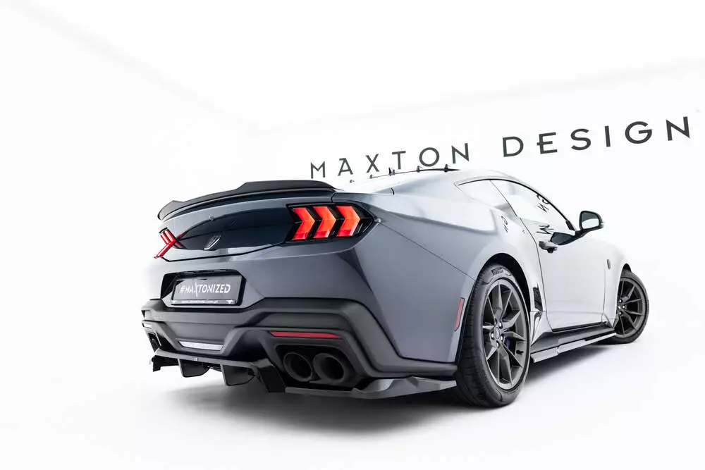 Rear Splitter (With Vertical Bars) Ford Mustang Dark Horse Mk7 - Image 4