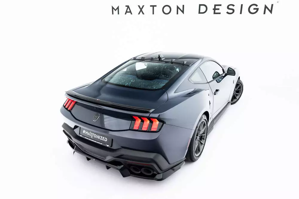 Rear Splitter (With Vertical Bars) Ford Mustang Dark Horse Mk7 - Image 5