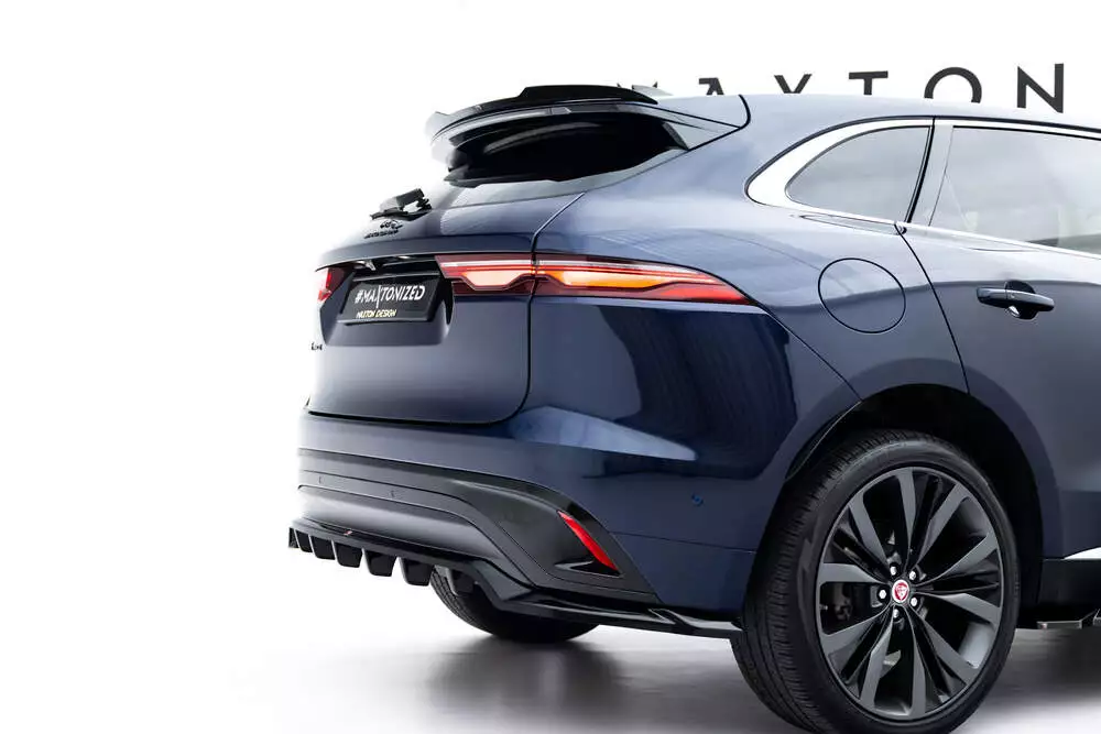 Rear Splitter (With Vertical Bars) Jaguar F-pace R-sport Mk1 Facelift - Image 3