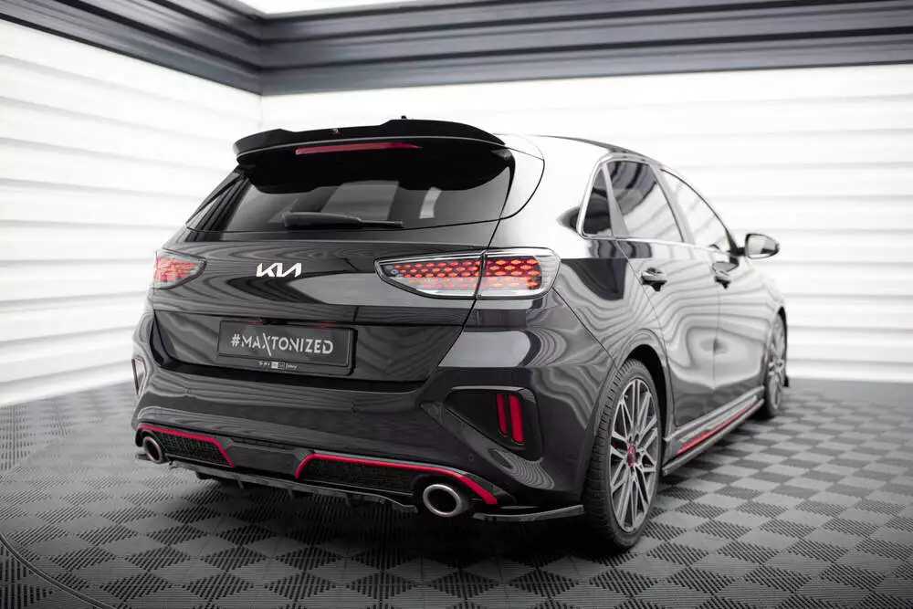 Rear Splitter (With Vertical Bars) Kia Ceed Gt Mk3 Facelift