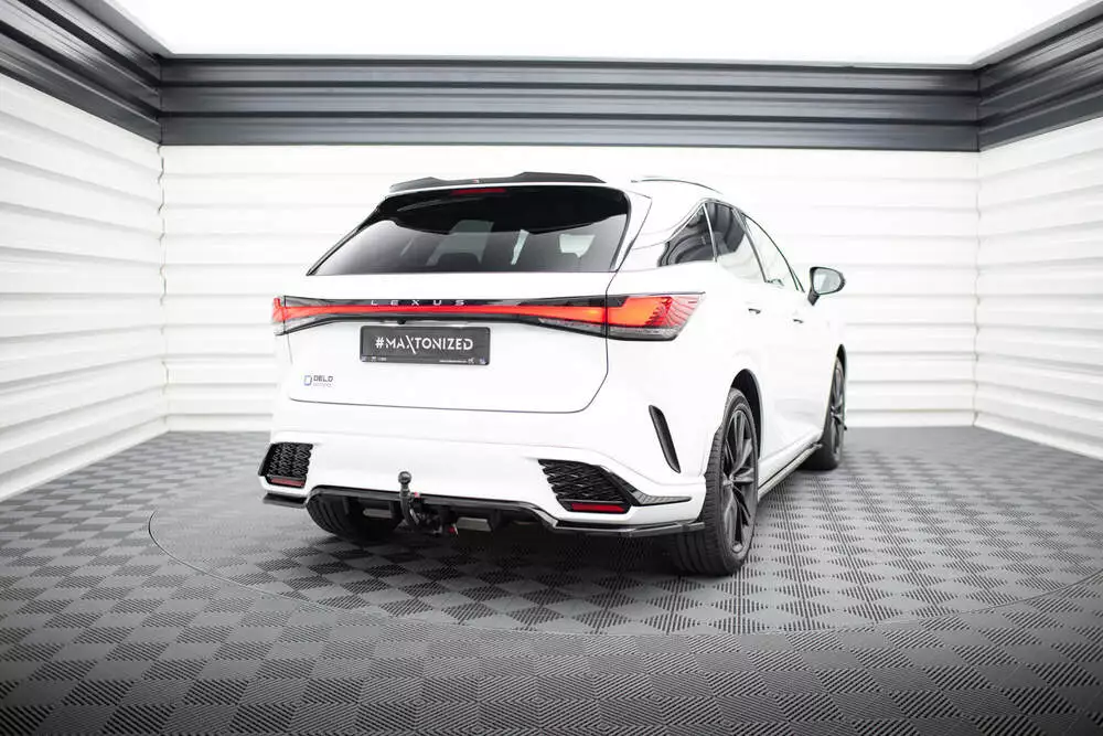 Rear Splitter (With Vertical Bars) Lexus Rx F-sport Mk5 - Image 6