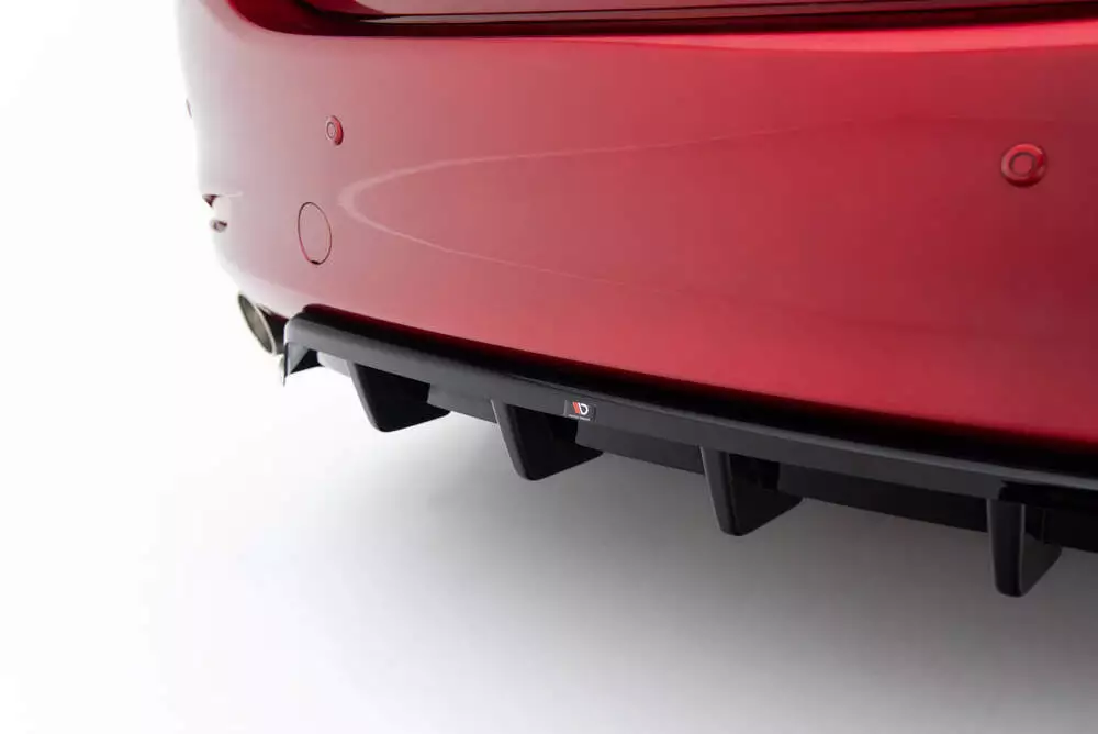 Rear Splitter (With Vertical Bars) Mazda 6 Sedan Mk3 Facelift - Image 3