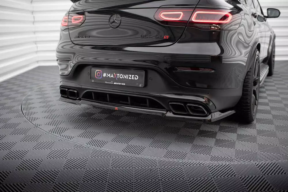 Rear Splitter (With Vertical Bars) Mercedes-amg Glc 63 Coupe C253 Facelift
