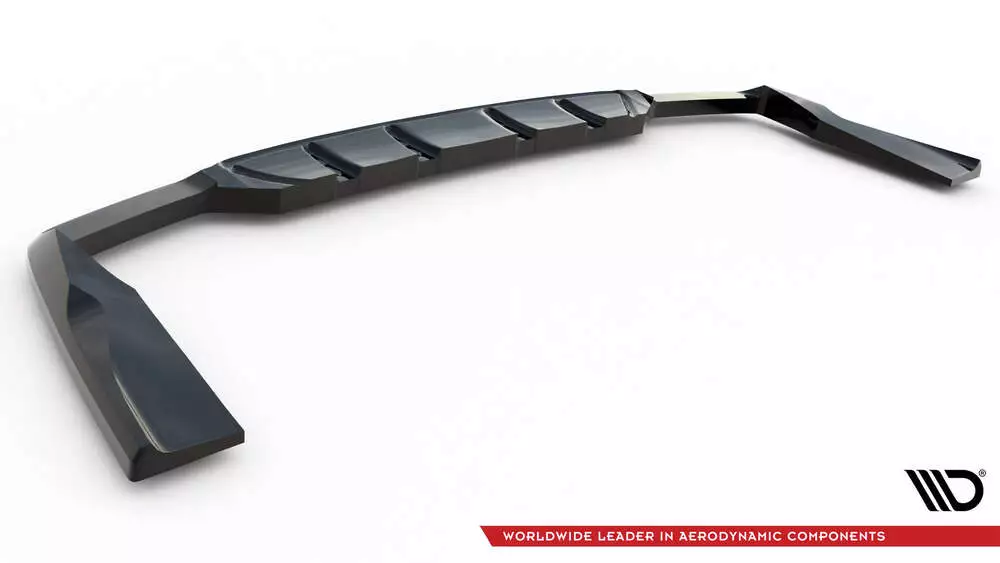 Rear Splitter (With Vertical Bars) Mercedes-amg Glc 63 Coupe C253 Facelift - Image 5