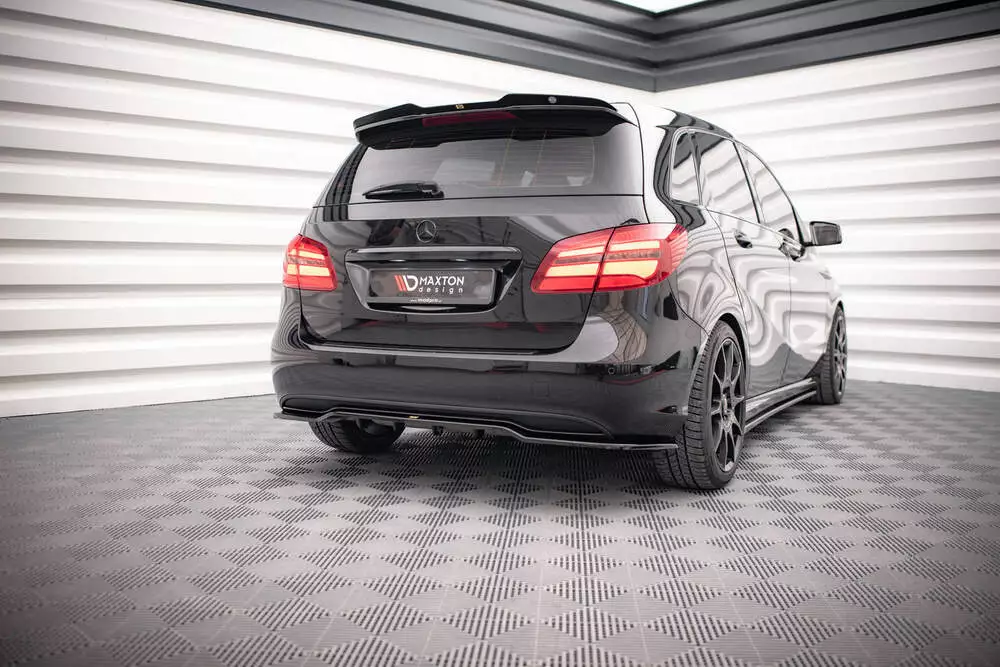 Rear Splitter (With Vertical Bars) Mercedes-benz B W246 Facelift - Image 3