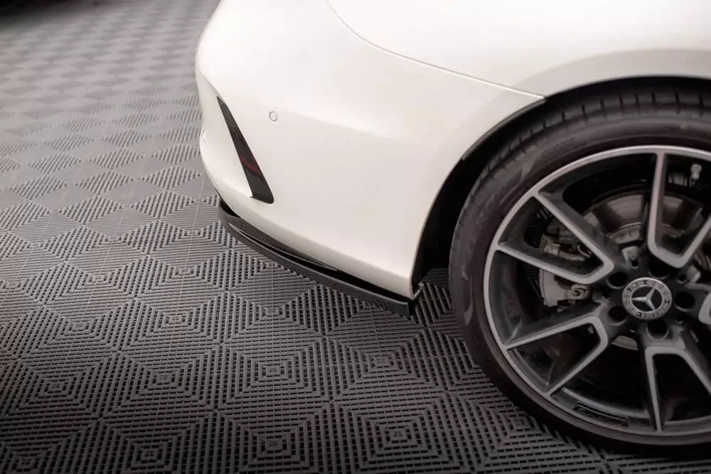 Rear Splitter (With Vertical Bars) Mercedes-benz C Coupe Amg-line C205 Facelift - Image 4
