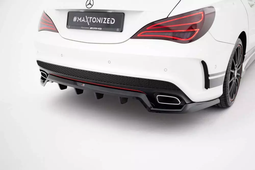 Rear Splitter (With Vertical Bars) Mercedes-benz Cla Amg-line C117
