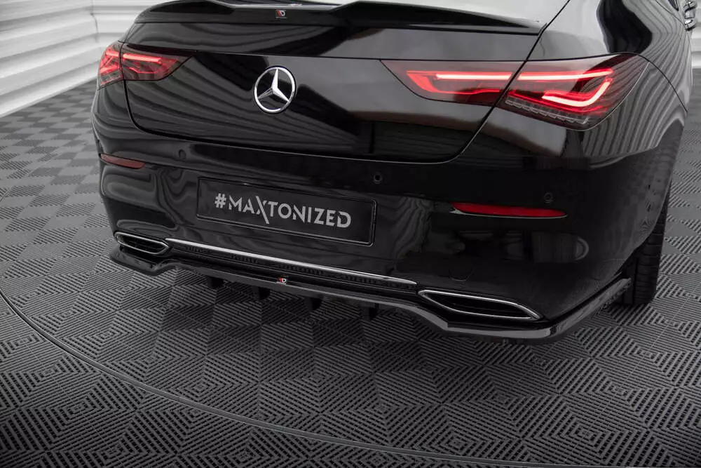 Rear Splitter (With Vertical Bars) Mercedes-benz Cla Coupe C118