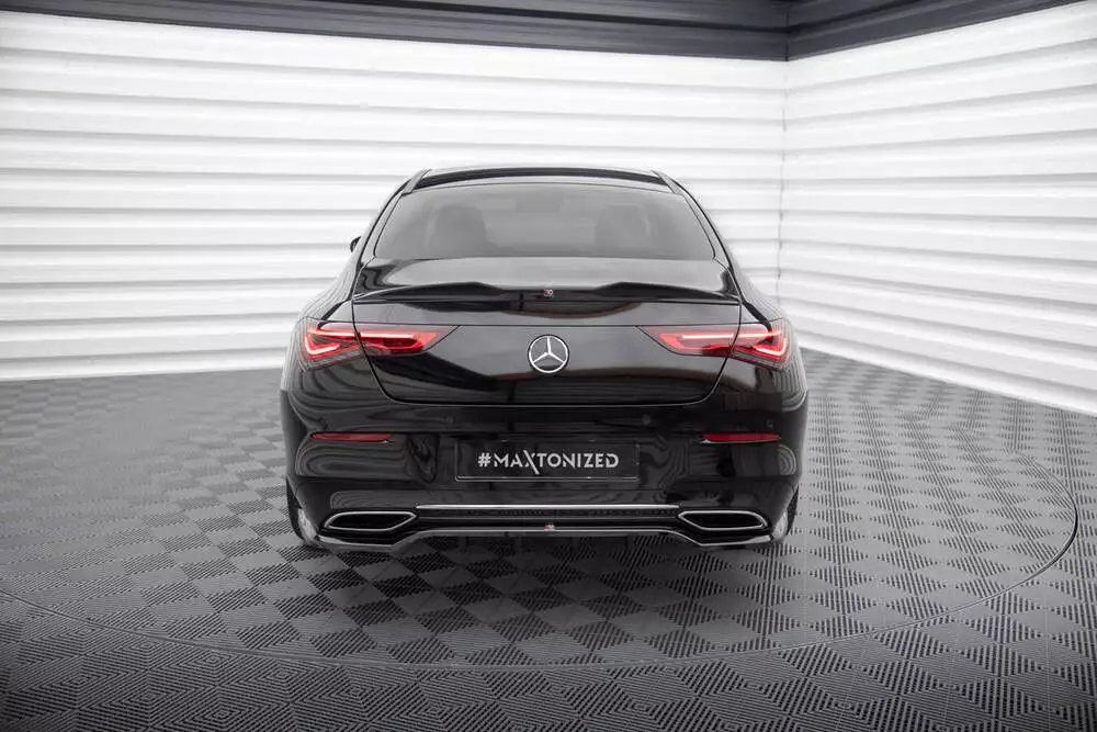 Rear Splitter (With Vertical Bars) Mercedes-benz Cla Coupe C118 - Image 2