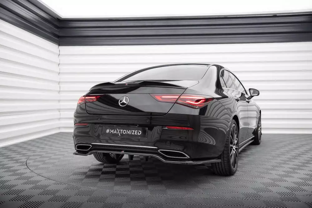 Rear Splitter (With Vertical Bars) Mercedes-benz Cla Coupe C118 - Image 3