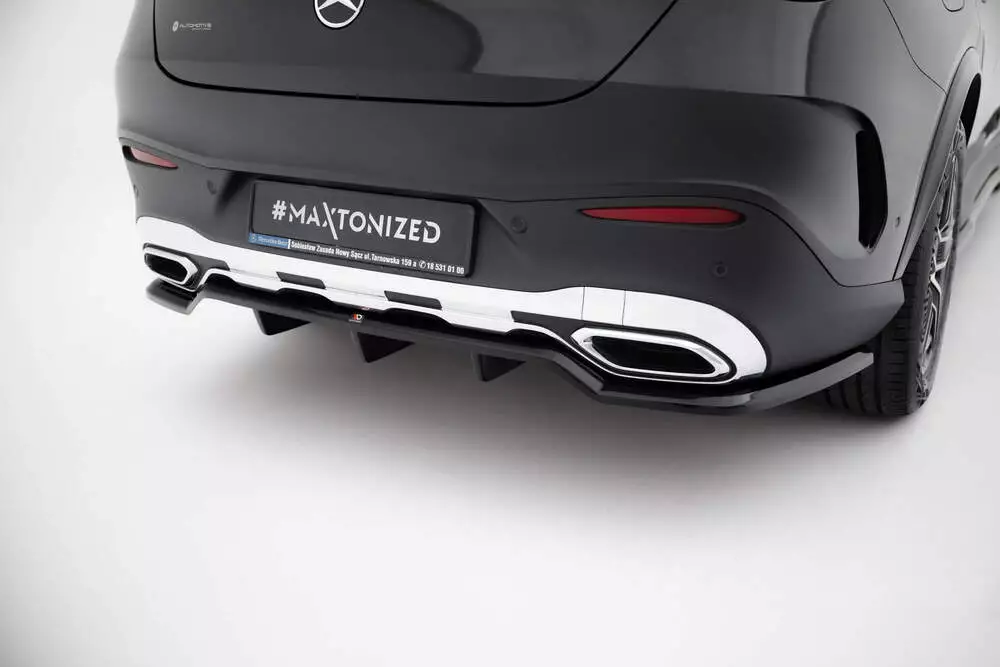 Rear Splitter (With Vertical Bars) Mercedes-benz Glc Coupe Amg-line C254 - Image 3