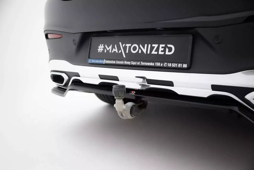 Rear Splitter (With Vertical Bars) Mercedes-benz Glc Coupe Amg-line C254 - Image 6
