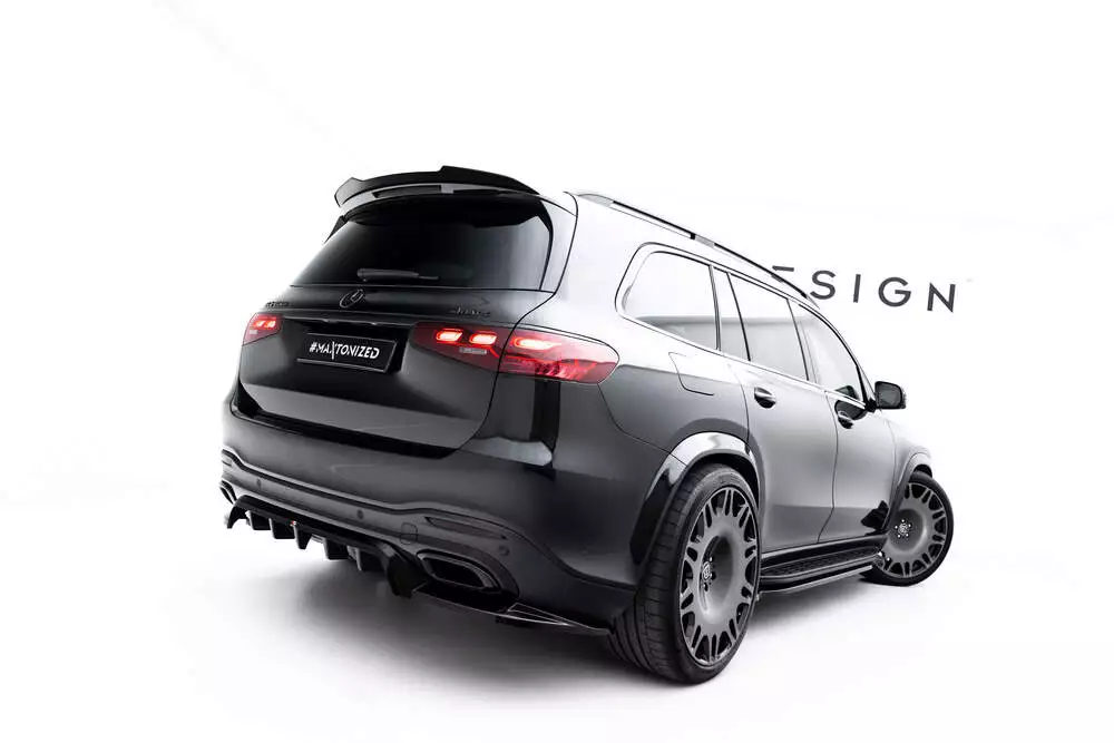Rear Splitter (With Vertical Bars) Mercedes-benz Gls Amg-line X167 Facelift - Image 5