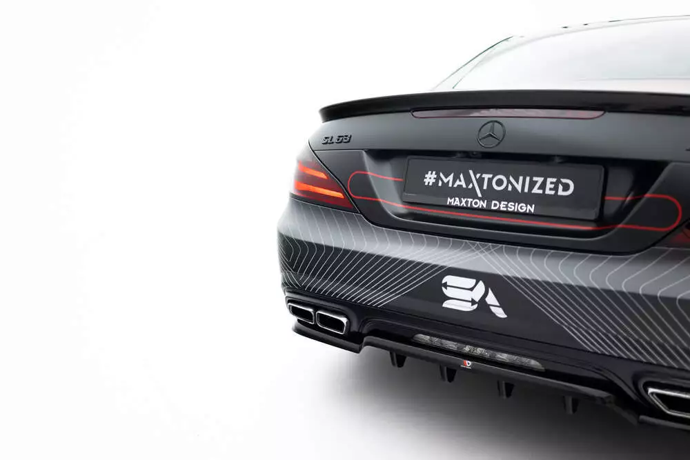 Rear Splitter (With Vertical Bars) Mercedes-benz Sl 63 Amg R231 - Image 2