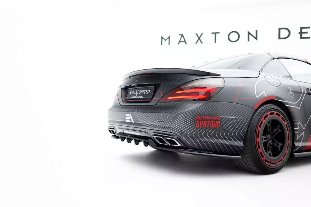 Rear Splitter (With Vertical Bars) Mercedes-benz Sl 63 Amg R231 - Image 3