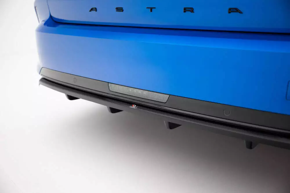Rear Splitter (With Vertical Bars) Opel Astra Sports Tourer L (Mk6) - Image 2