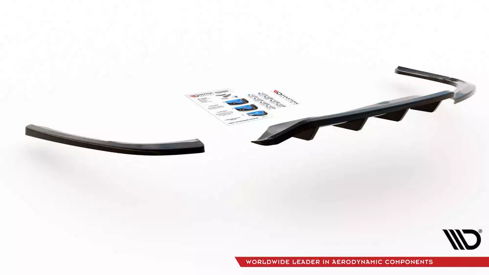 Rear Splitter (With Vertical Bars) Opel Insignia Mk2 - Image 4