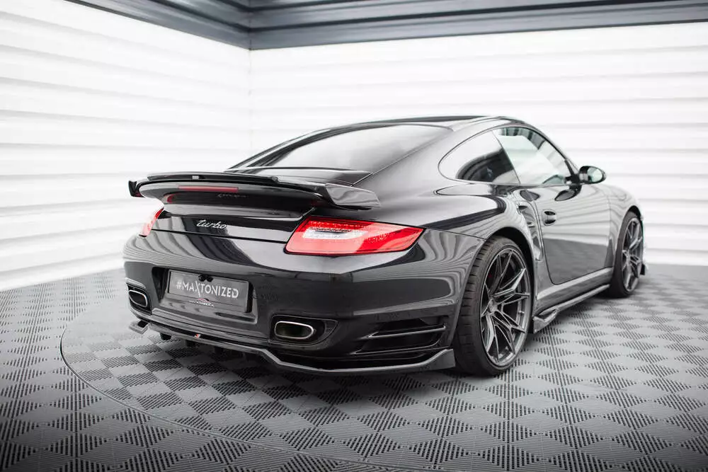 Rear Splitter (With Vertical Bars) Porsche 911 Turbo 997 - Image 2