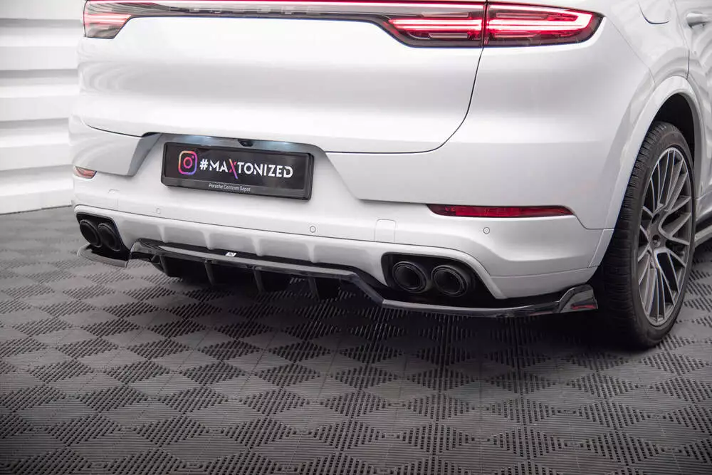 Rear Splitter (With Vertical Bars) Porsche Cayenne Coupe / Suv Mk3