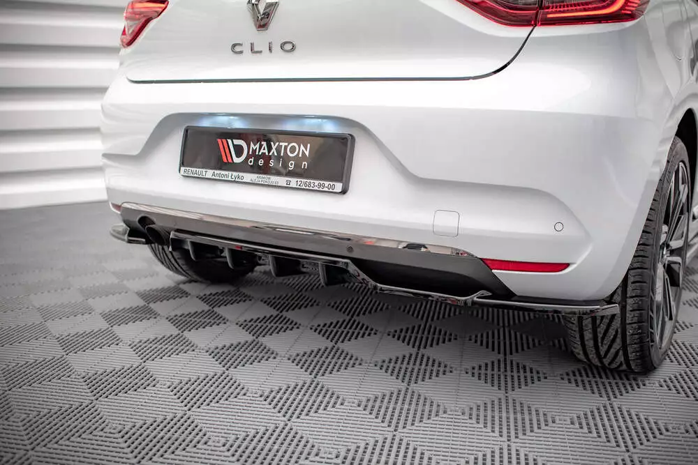 Rear Splitter (With Vertical Bars) Renault Clio Mk5